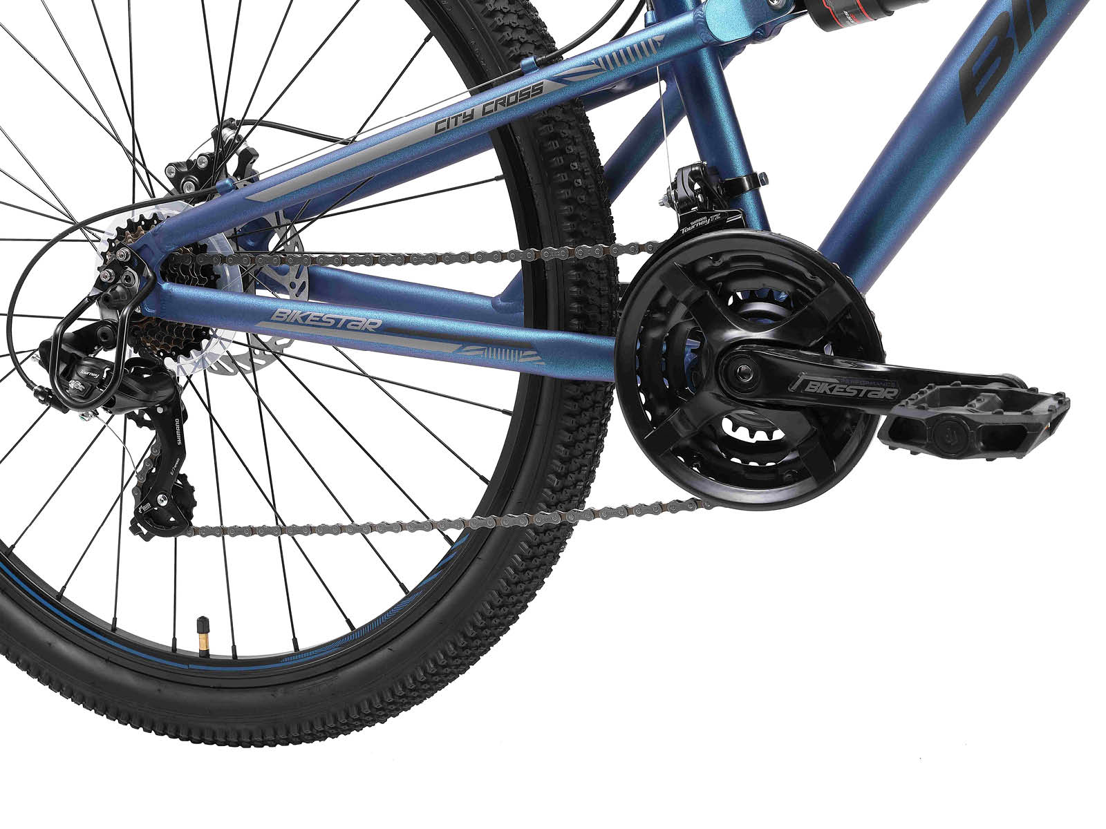 Bikestar Fully MTB Alu 29 Inch 21 Speed blauw - Afbeelding 5