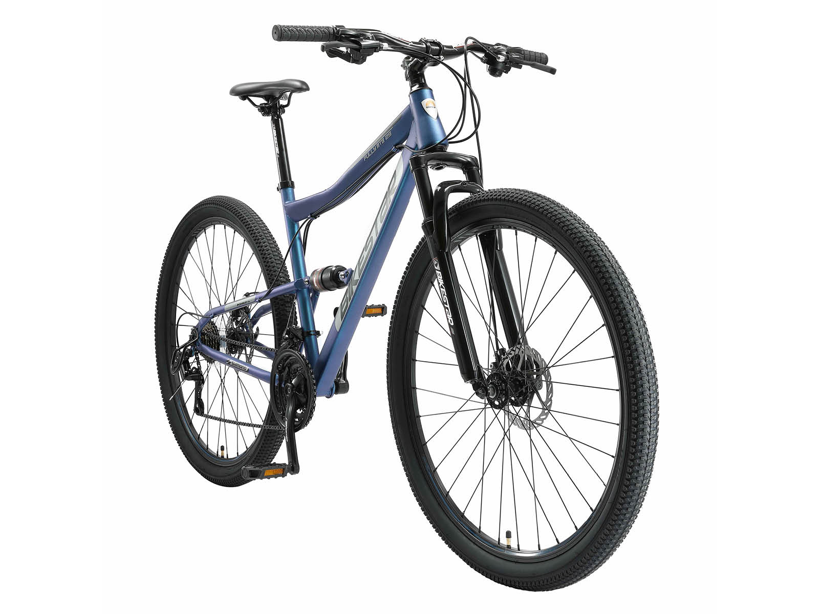 Bikestar Fully MTB Staal Medium 29 Inch 21 Speed Blauw - Afbeelding 2