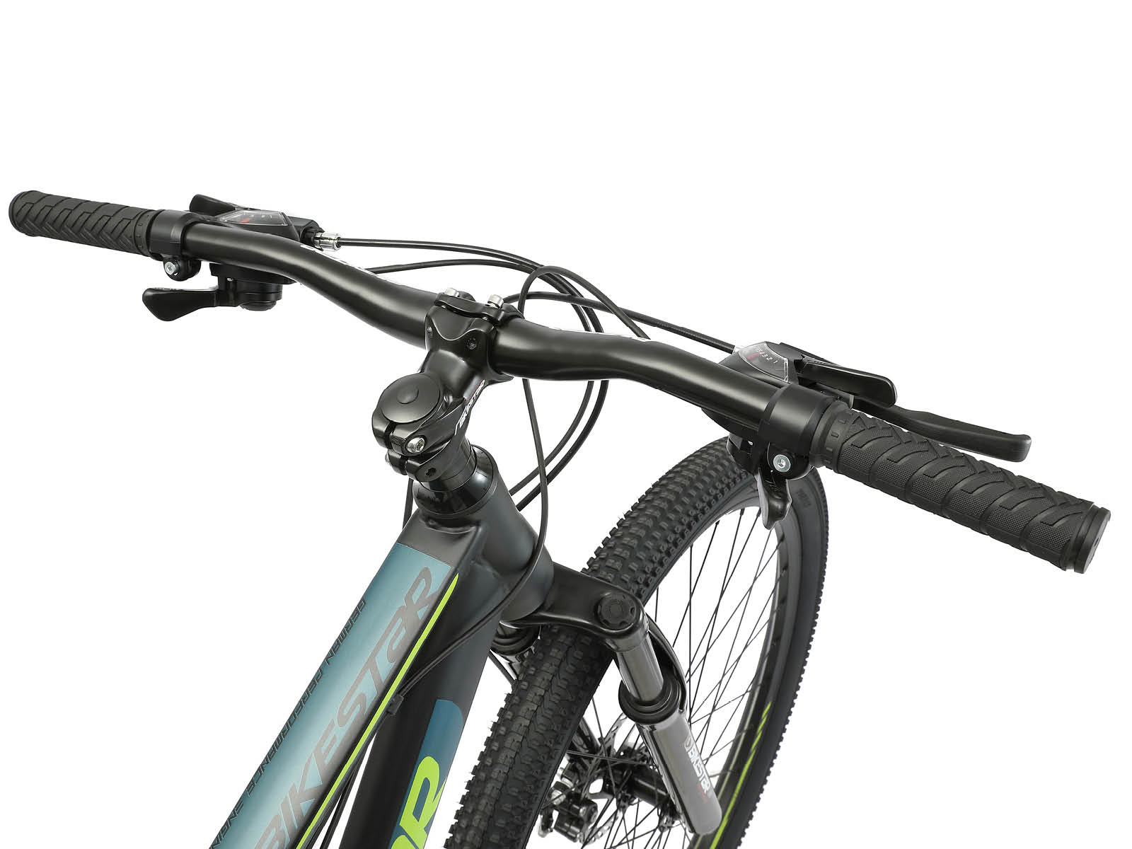 Bikestar Fully MTB Staal Medium 29 Inch 21 Speed Zwart/Blauw - Afbeelding 4