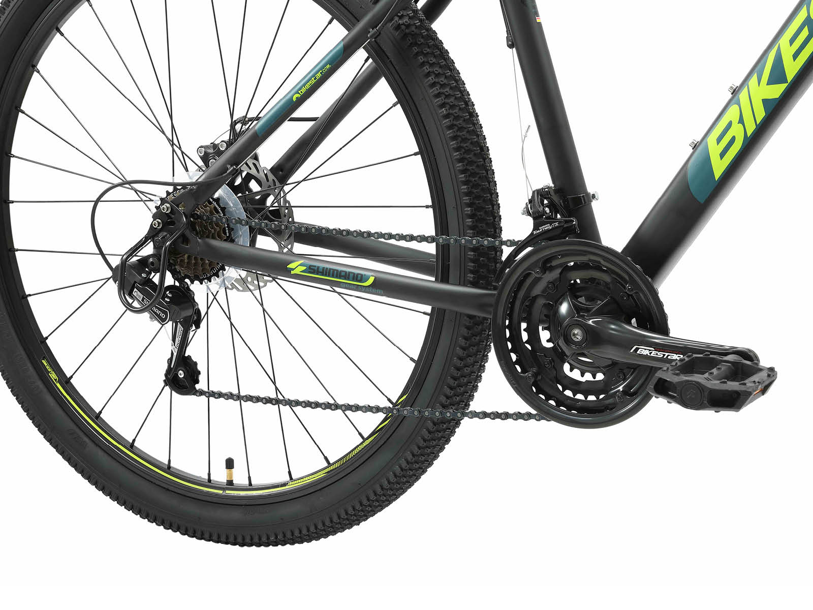 Bikestar Hardtail MTB Staal Medium 29 Inch 21 Speed Zwart/Blauw - Afbeelding 5