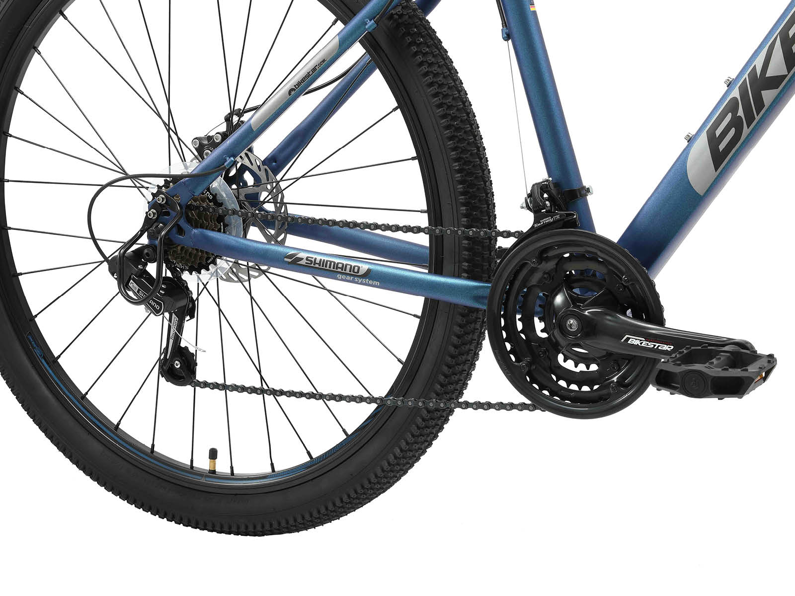 Bikestar Hardtail MTB Staal Medium 29 Inch 21 Speed Blauw - Afbeelding 5