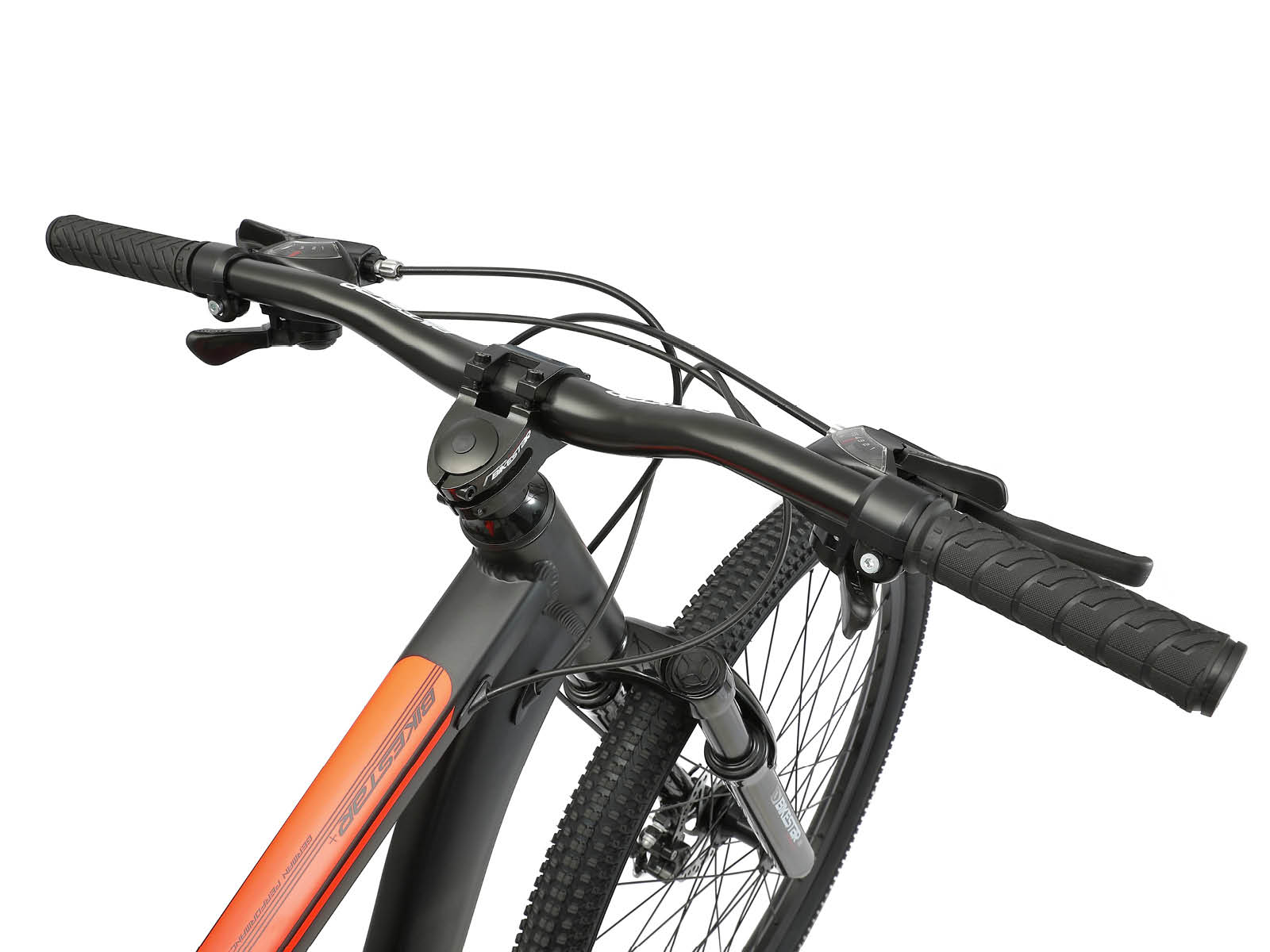 Bikestar Hardtail MTB Alu Sport Large 29 Inch 21 Speed zwart/oranje - Afbeelding 4