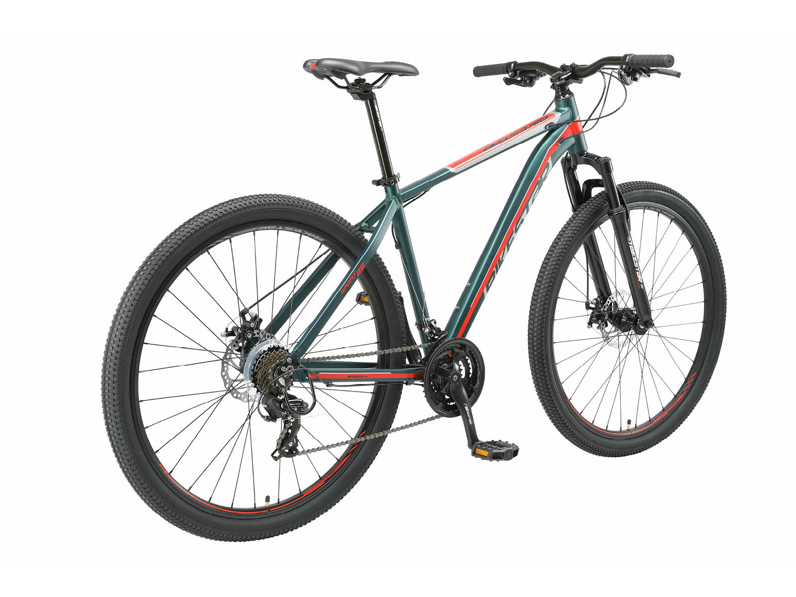 Bikestar Hardtail MTB Alu Sport Large 29 Inch 21 Speed petrol/rood - Afbeelding 3