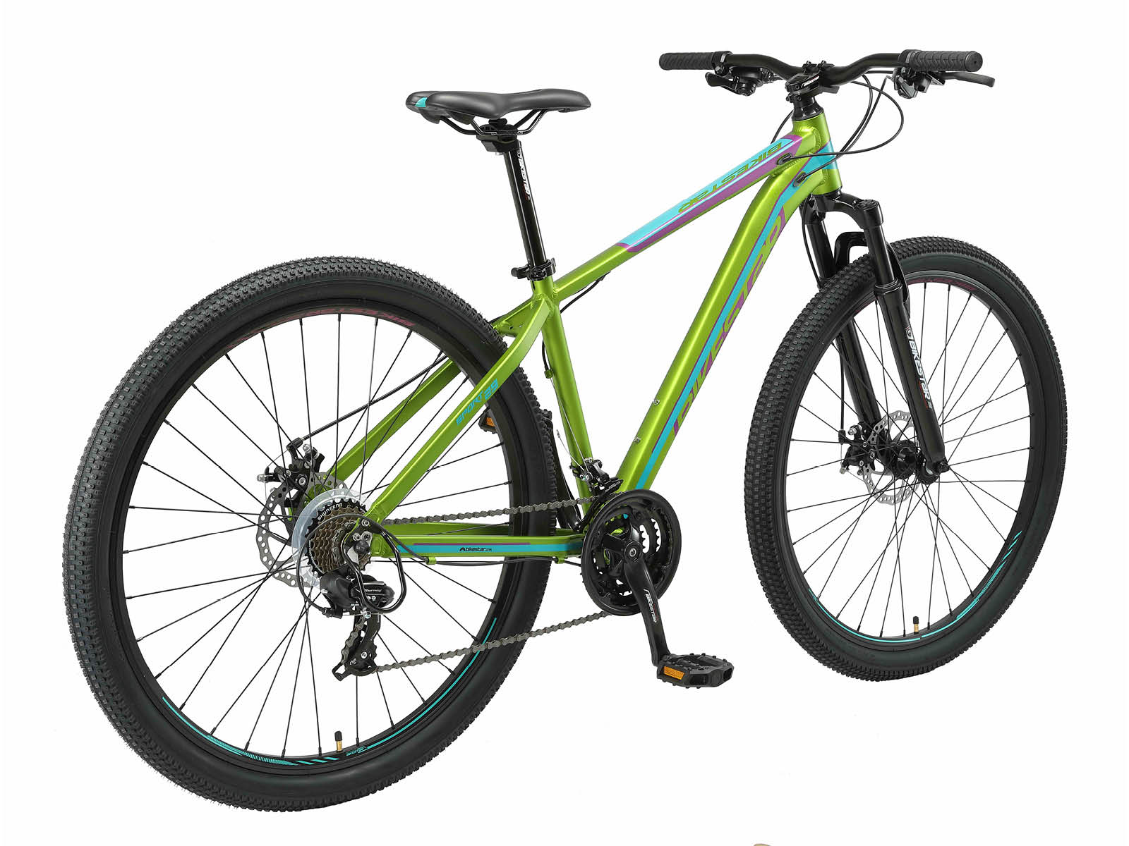 Bikestar Hardtail MTB Alu Sport Medium 29 Inch 21 Speed Groen - Afbeelding 3