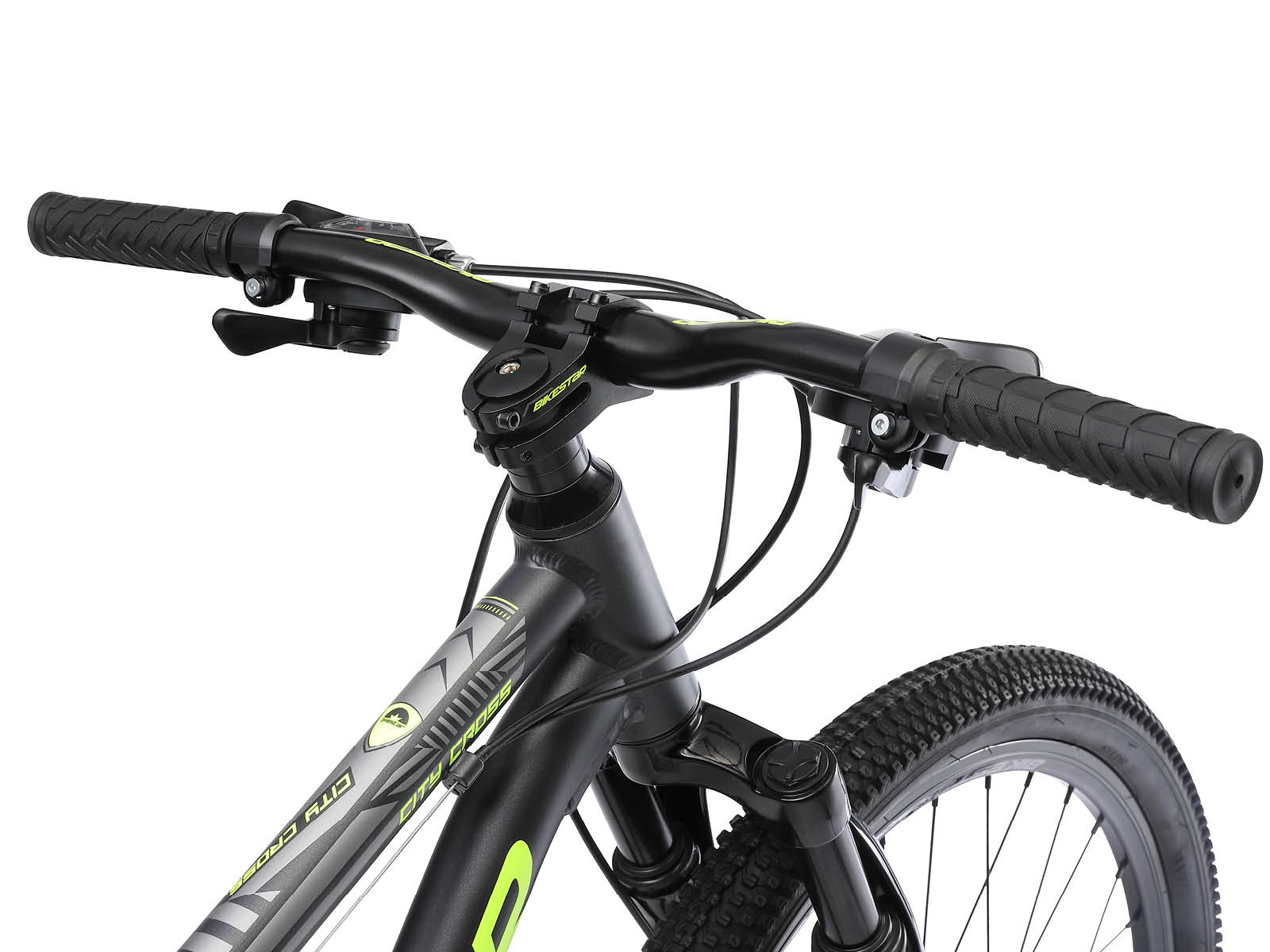 Bikestar Fully MTB Alu 27.5 Inch 21 Speed Zwart/groen - Afbeelding 4