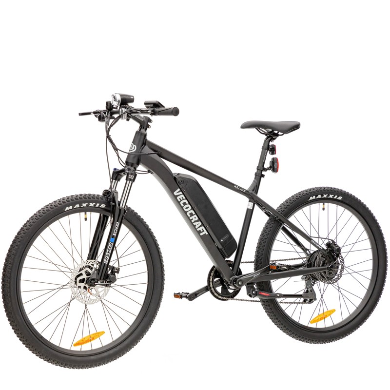 Elektrische mountainbike, Helios, 27.5 inch, 8 sp, zwart - Afbeelding 2