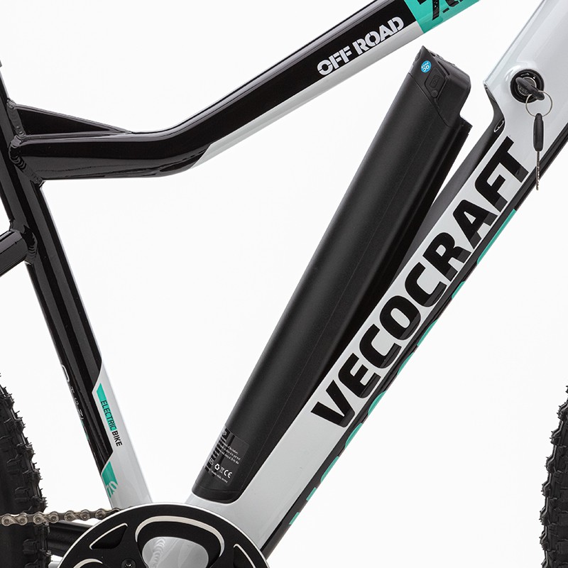 Elektrische mountainbike, Offroad, 27.5 inch, 8 sp, wit - Afbeelding 3