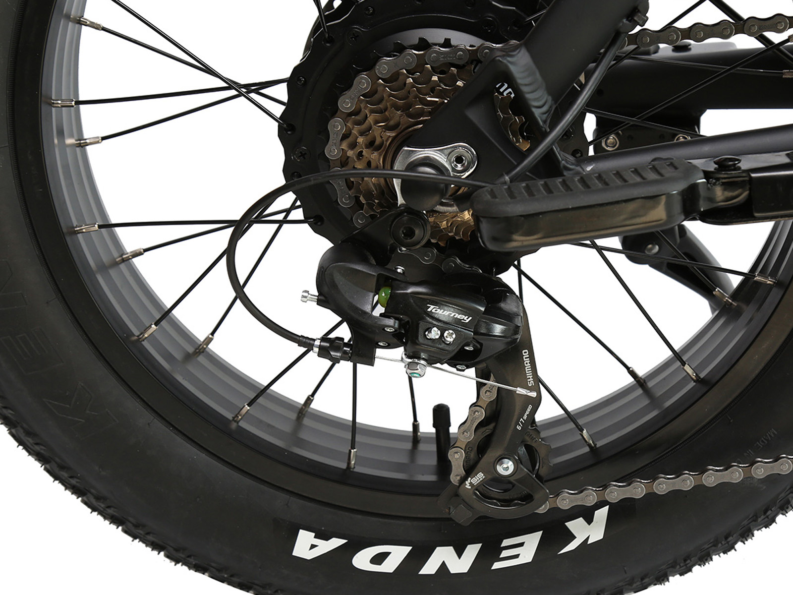 Elektrische fatbike, 25 km, 7sp E-times Tour, dames. - Afbeelding 8