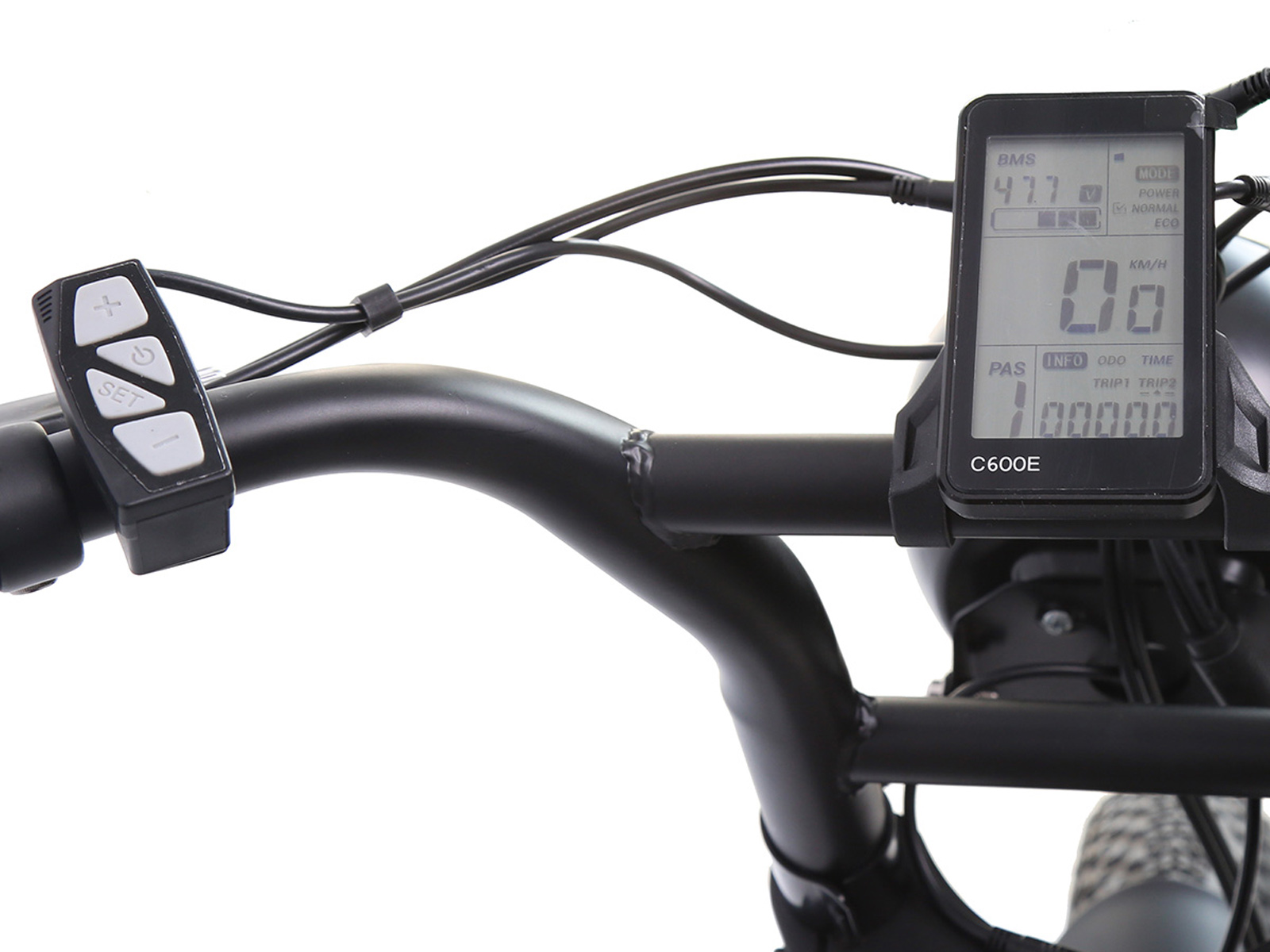 Elektrische fatbike, 25 km, 7sp E-times Tour, heren. - Afbeelding 5