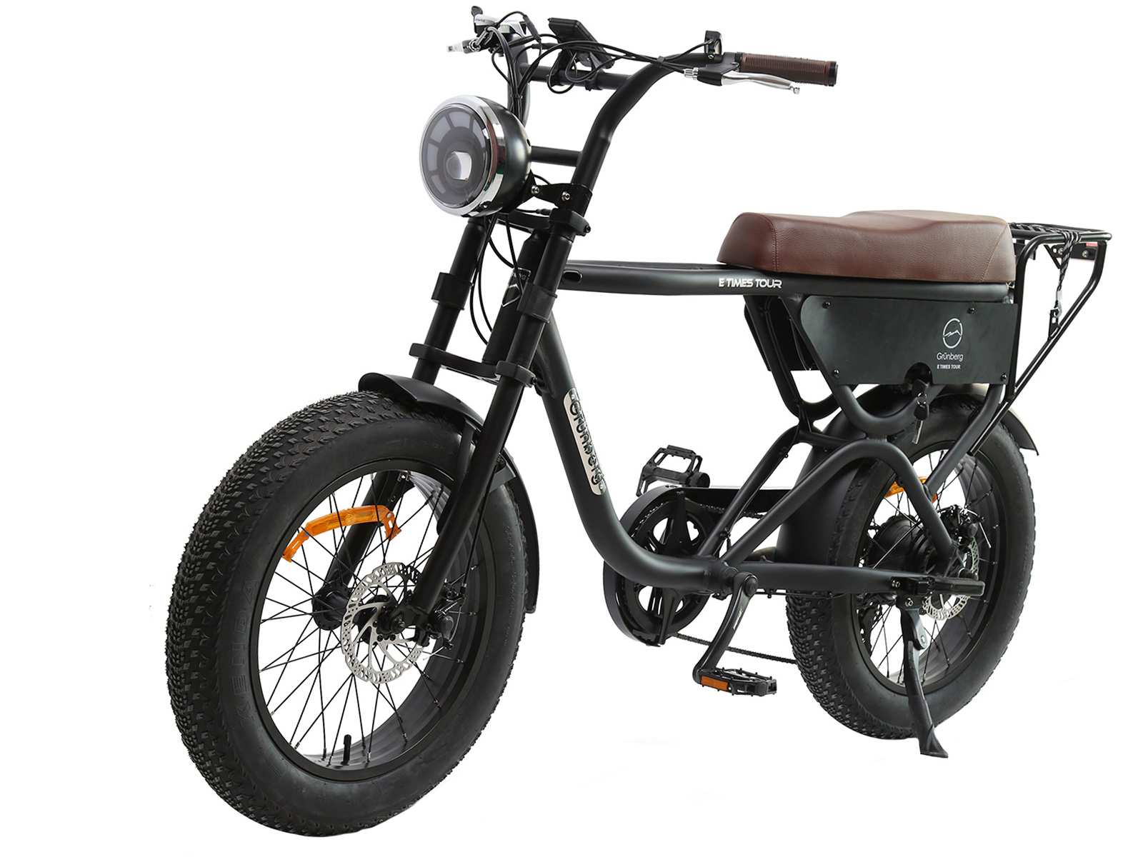 Elektrische fatbike, 25 km, 7sp E-times Tour, heren. - Afbeelding 3