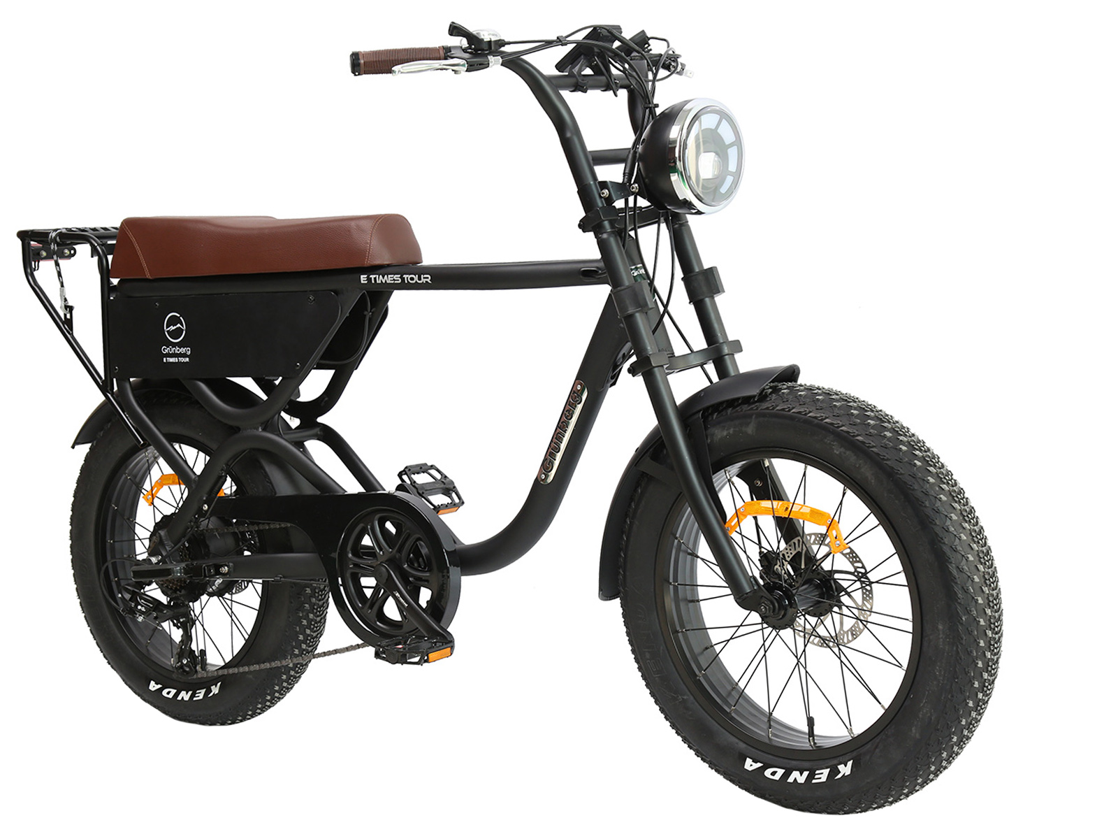 Elektrische fatbike, 25 km, 7sp E-times Tour, heren. - Afbeelding 2