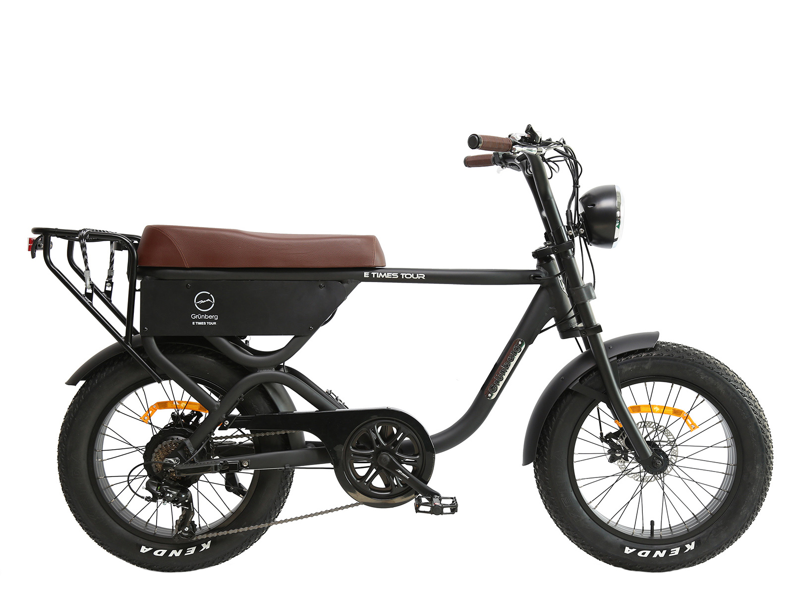 Grunberg E-times Tour heren 7 sp zwart