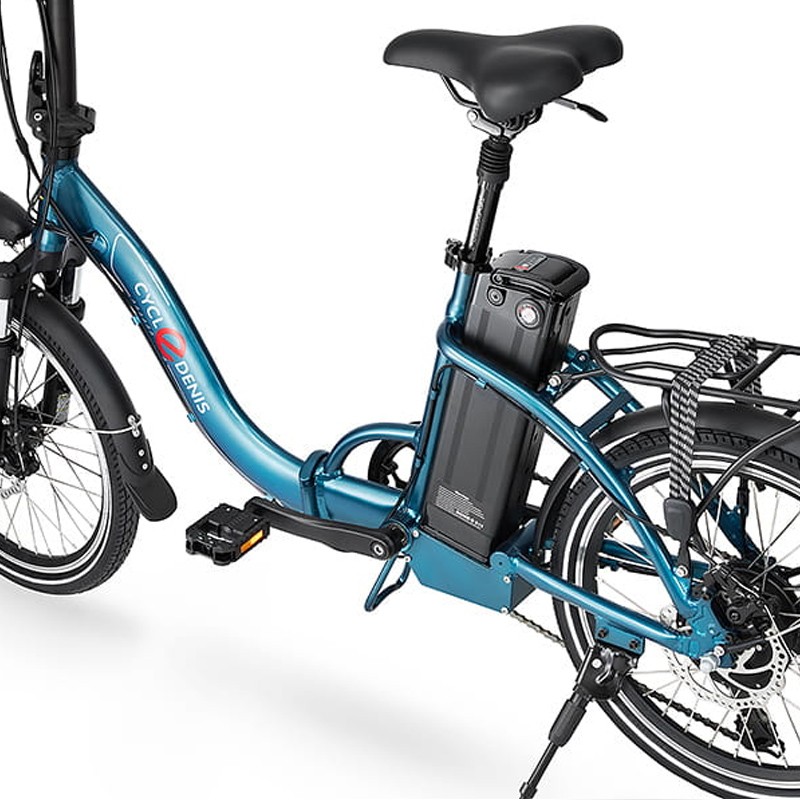 Elektrische vouwfiets, Fold 20 Disc, 7sp, blauw - Afbeelding 3