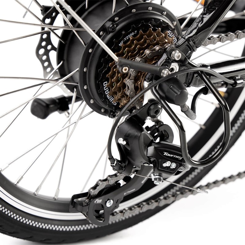 Elektrische vouwfiets, Fold 20 Disc, 7sp, blauw - Afbeelding 7