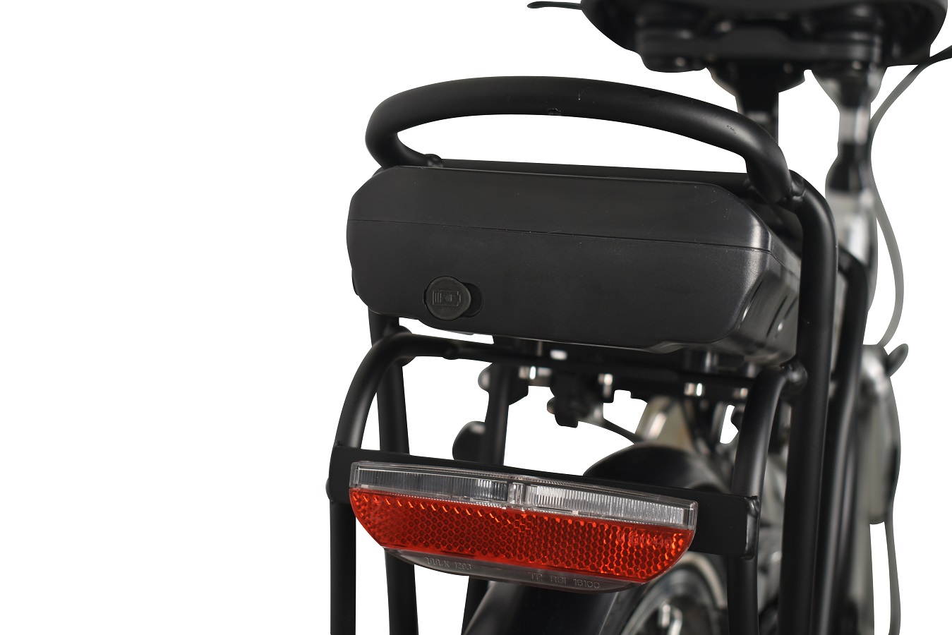 Elektrische damesfiets, Silverline, 50 cm, 7 sp, 10Ah, zilver - Afbeelding 6