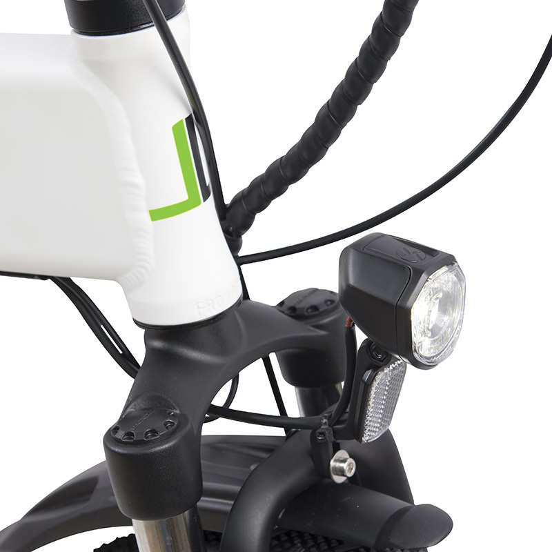 Llobe elektrische vouwfiets City III 7 speed 10.4Ah wit - Afbeelding 6