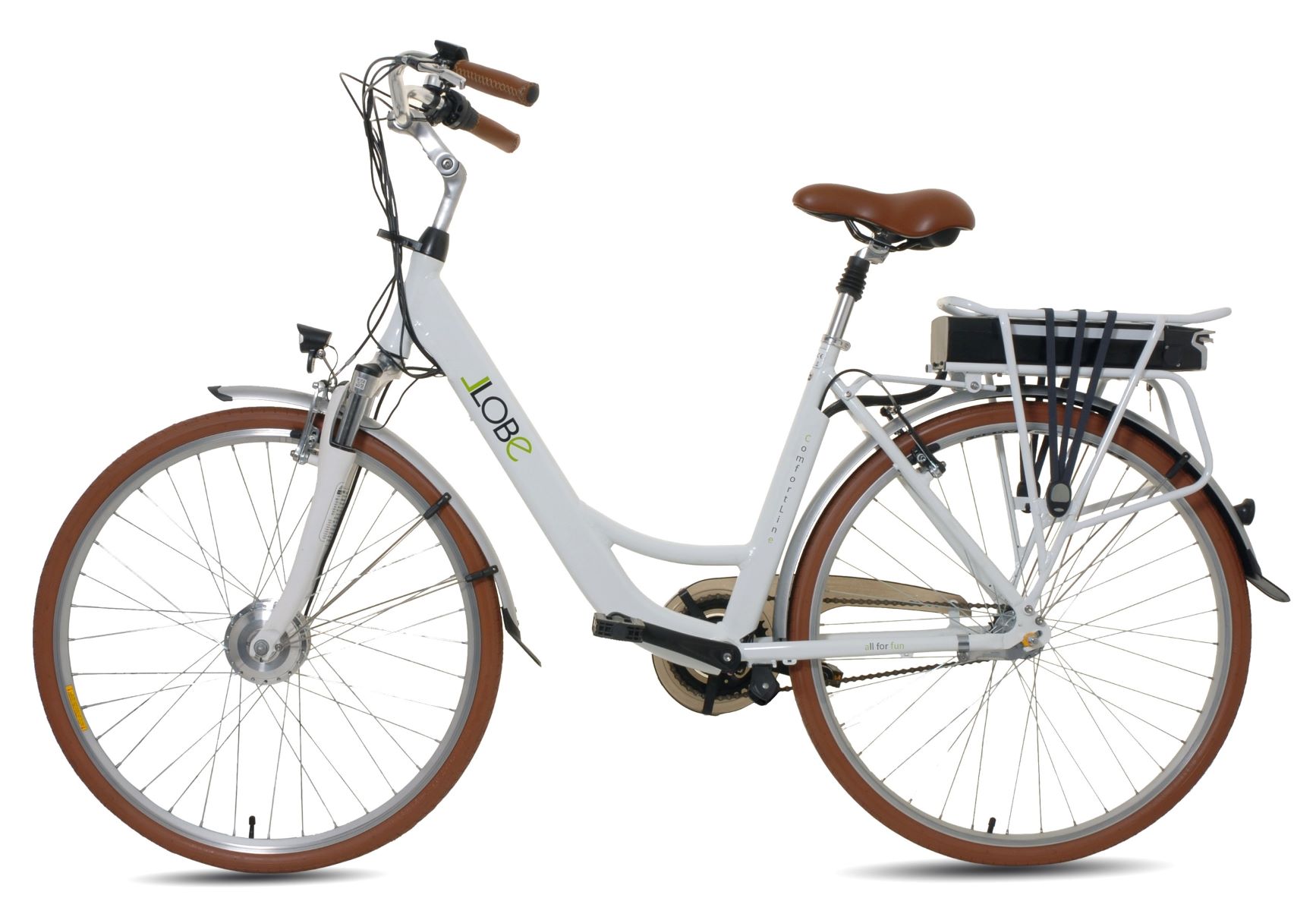 Elektrische damesfiets, Comfortline, 50 cm, Nexus 3, 10Ah, wit - Afbeelding 2