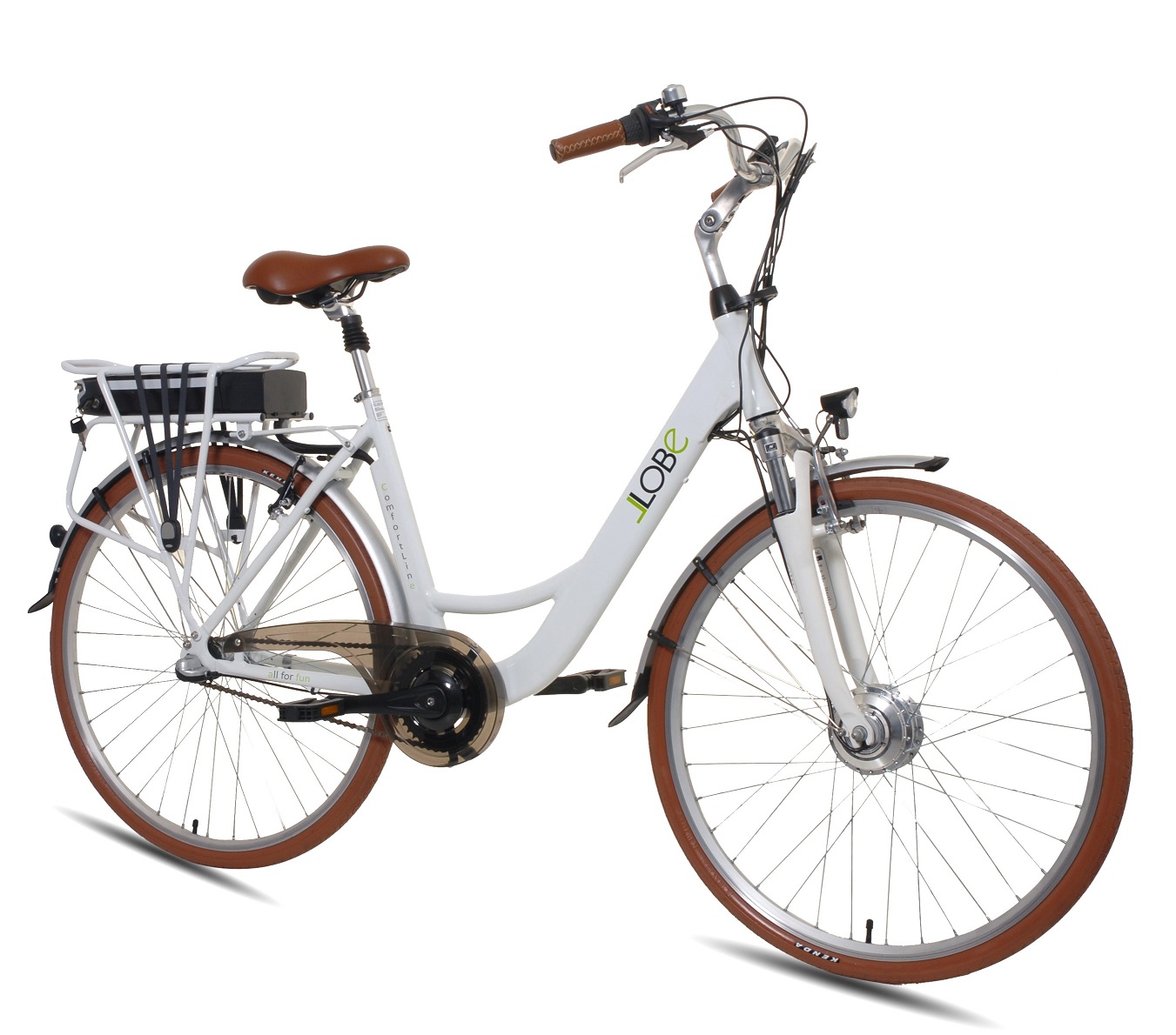 Elektrische damesfiets, Comfortline, 50 cm, Nexus 3, 10Ah, wit - Afbeelding 4