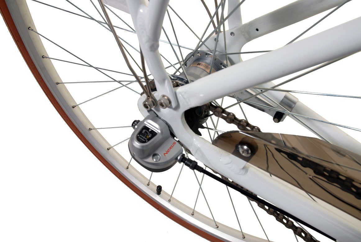 Elektrische damesfiets, Comfortline, 50 cm, Nexus 3, 10Ah, wit - Afbeelding 7