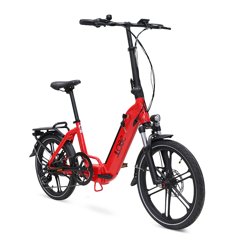 Llobe elektrische vouwfiets EasyStar Gala 20 inch 10Ah 7sp rood - Afbeelding 3