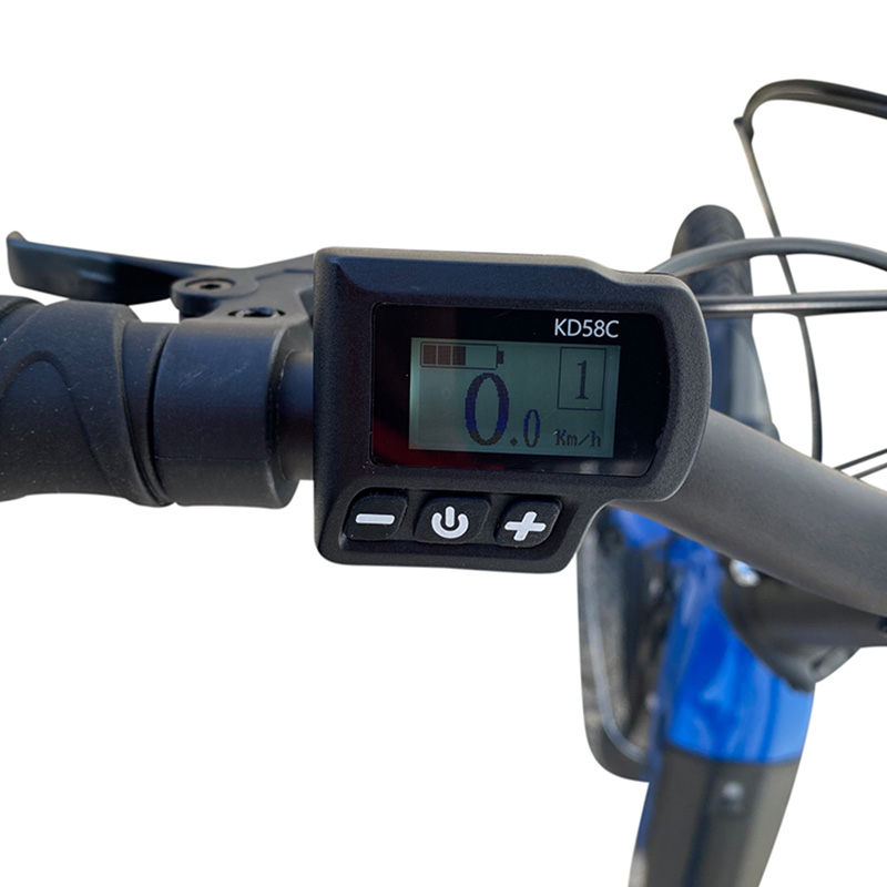 Elektrische vouwfiets, EasyStar, 20 inch, 10Ah, 7 sp, blauw - Afbeelding 8