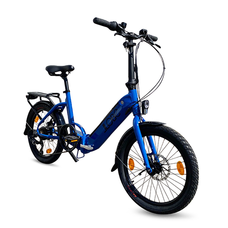 Elektrische vouwfiets, EasyStar, 20 inch, 10Ah, 7 sp, blauw - Afbeelding 3