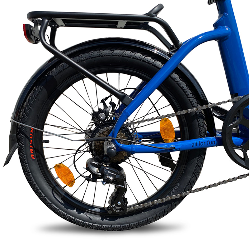 Elektrische vouwfiets, EasyStar, 20 inch, 10Ah, 7 sp, blauw - Afbeelding 7