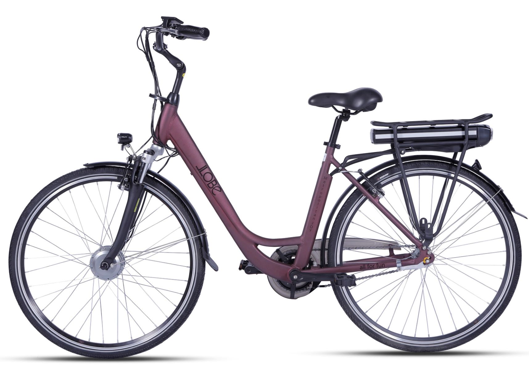 Llobe ebike Metropolitan Joy 2.0 50cm Nexus 7 naaf 13Ah rood - Afbeelding 2