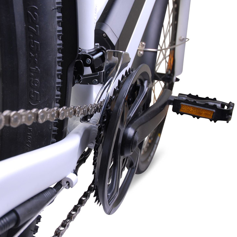 Llobe trekking e-bike Voga Bianco 49 cm 48V 10.4Ah 21 sp wit - Afbeelding 7