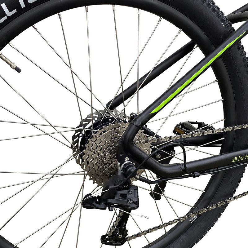 Elektrische mountainbike, MTLogan, 10 sp, 13,2Ah, groen - Afbeelding 5