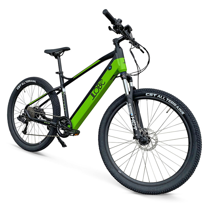 Elektrische mountainbike, MTLogan, 10 sp, 13,2Ah, groen - Afbeelding 3