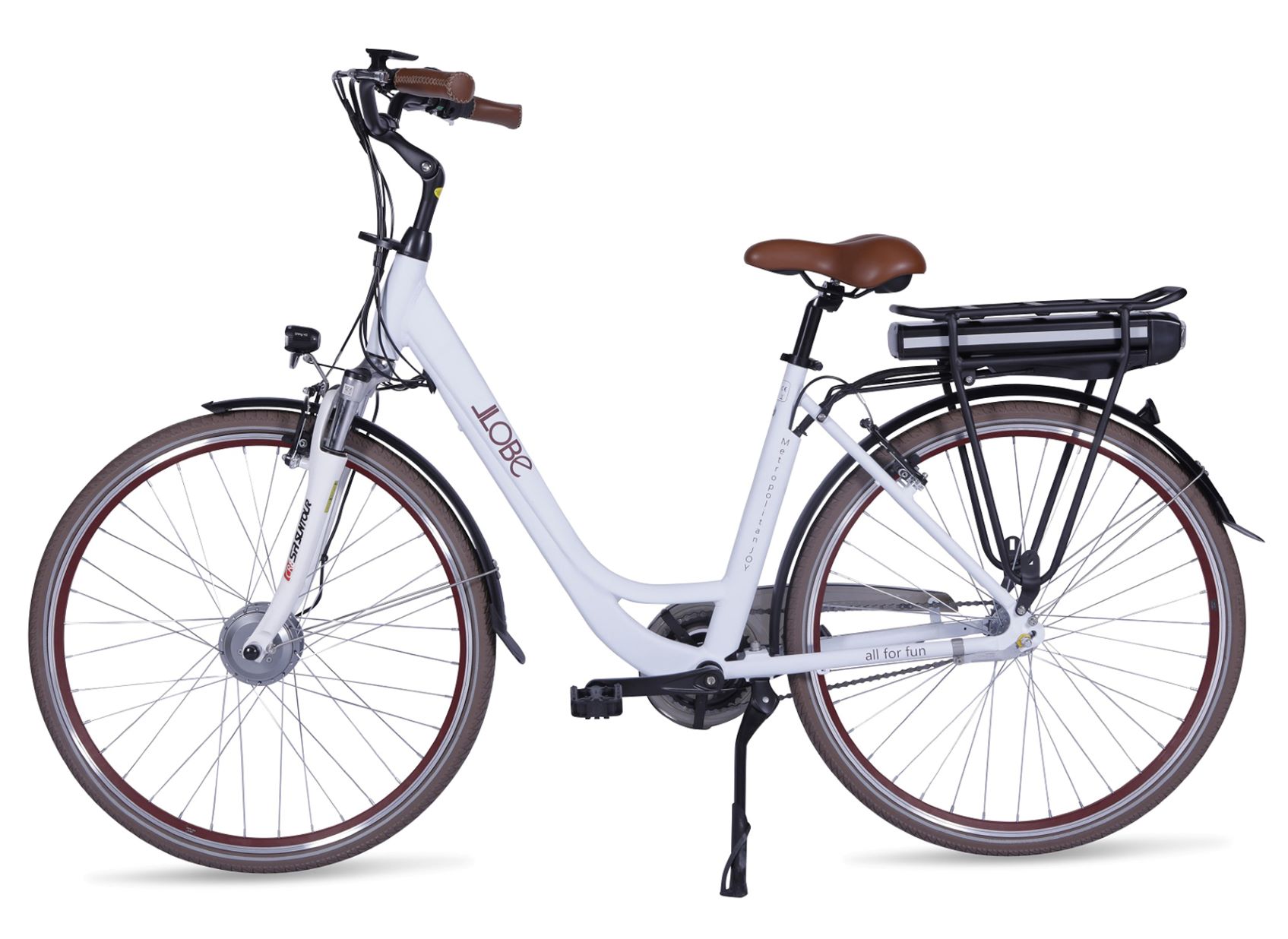 Llobe ebike Metropolitan Joy 2.0 50cm Nexus 7 naaf 13Ah wit - Afbeelding 2