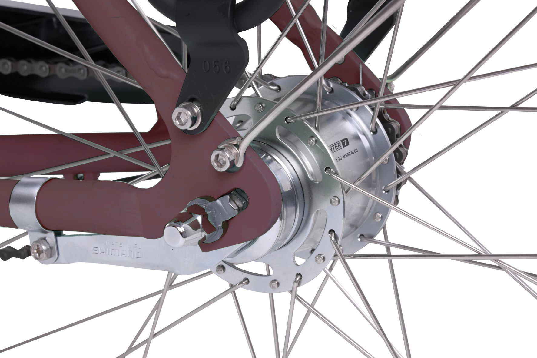 Llobe ebike Metropolitan Joy 2.0 50cm Nexus 7 naaf 13Ah rood - Afbeelding 3