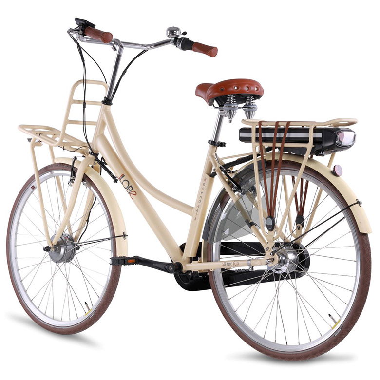 Elektrische damesfiets, transport, Rosendaal 3, 50 cm, Nxs 7, 13Ah, beige - Afbeelding 5