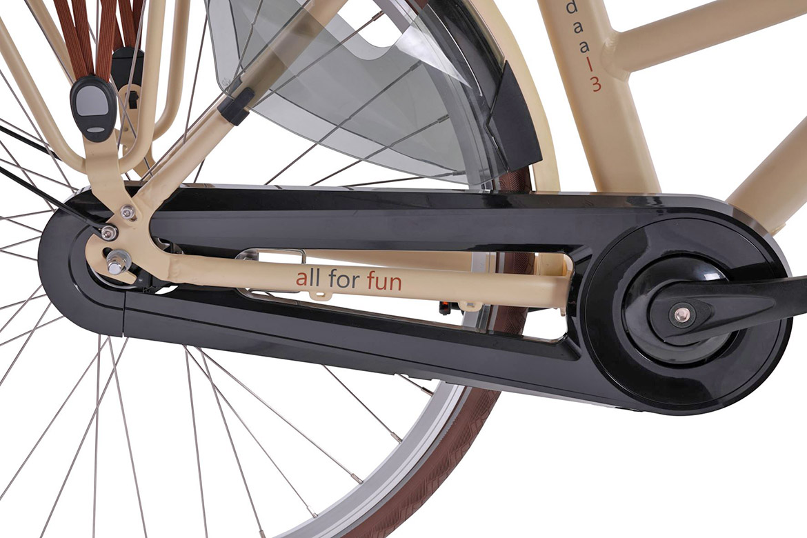 Elektrische damesfiets, transport, Rosendaal 3, 50 cm, Nxs 7, 13Ah, beige - Afbeelding 9