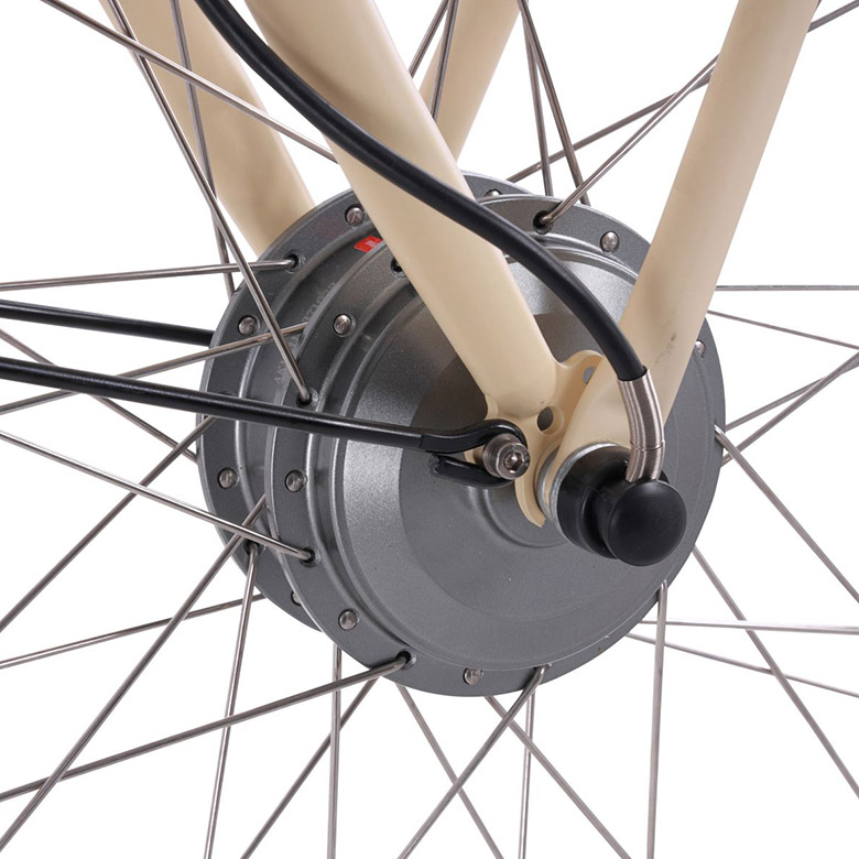 Elektrische damesfiets, transport, Rosendaal 3, 50 cm, Nxs 7, 13Ah, beige - Afbeelding 6