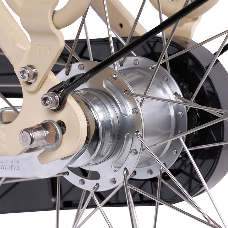 Elektrische damesfiets, transport, Rosendaal 3, 50 cm, Nxs 7, 13Ah, beige - Afbeelding 7