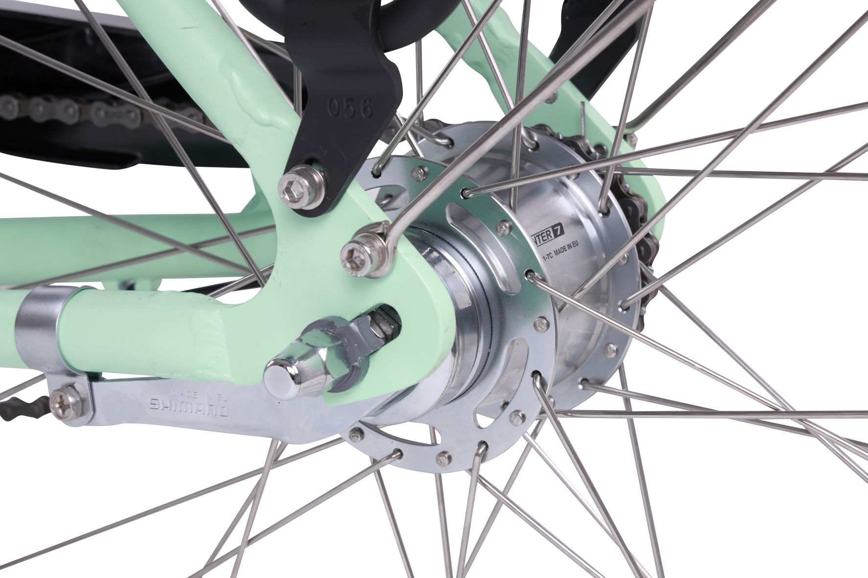 Llobe ebike Metropolitan Joy 2.0 50cm Nexus 7 naaf 8Ah groen - Afbeelding 5