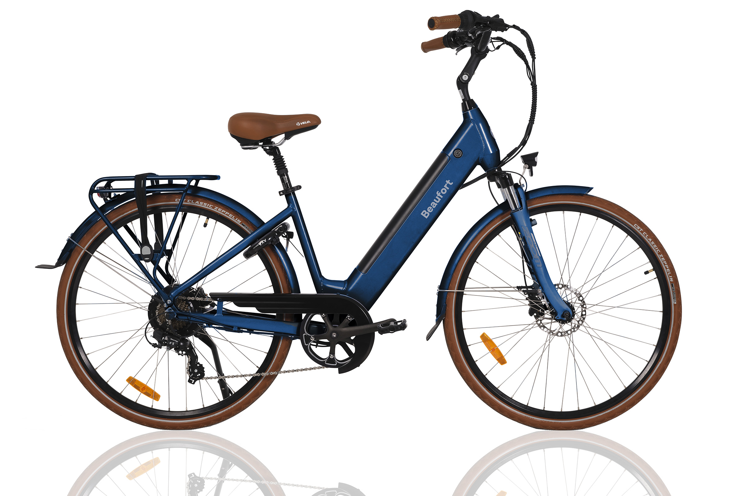 Beaufort Britt elektrische damesfiets blauw