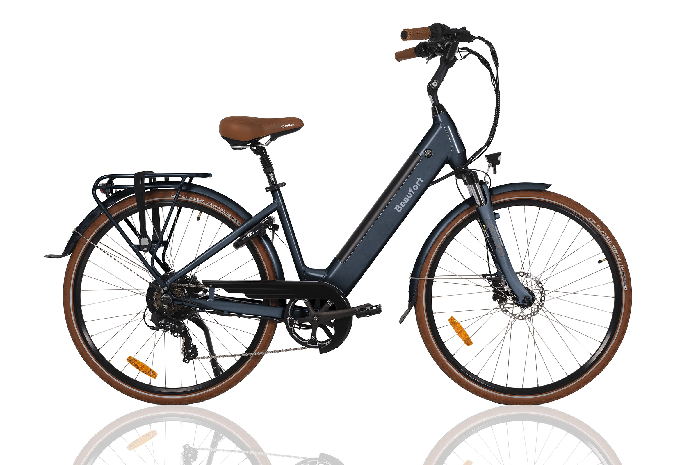 Beaufort Britt elektrische damesfiets grijs