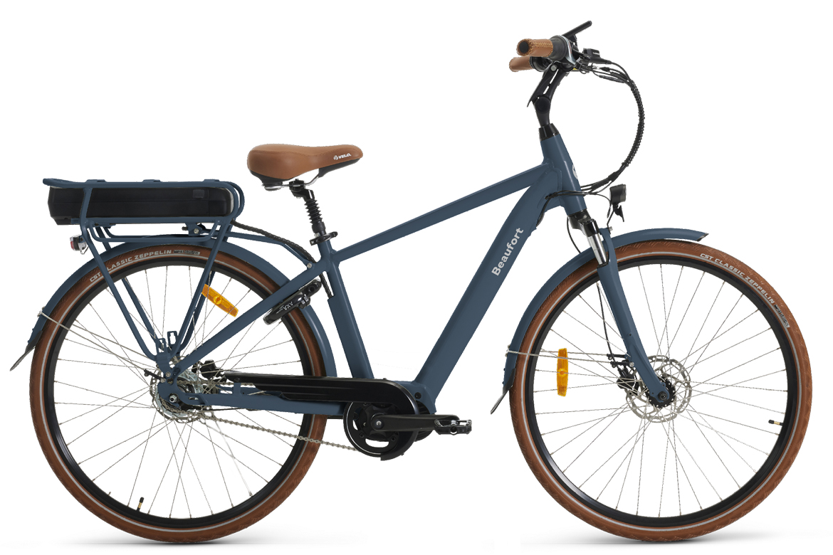 Elektrische herenfiets 8 versnellingen Bo rackley grey