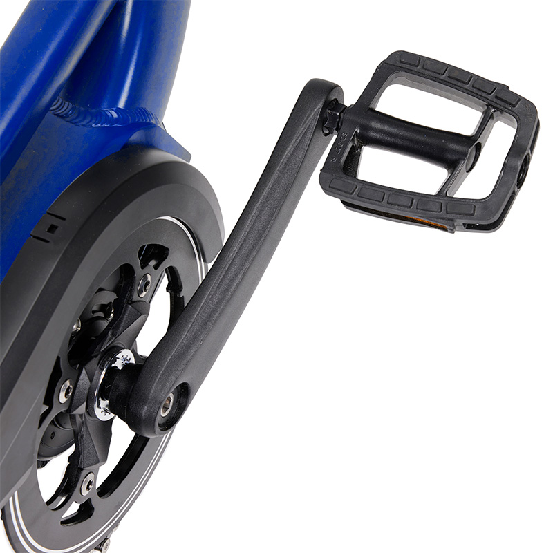 Elektrische damesfiets, Bea, 44 cm, middenmotor, 7sp, blauw - Afbeelding 7