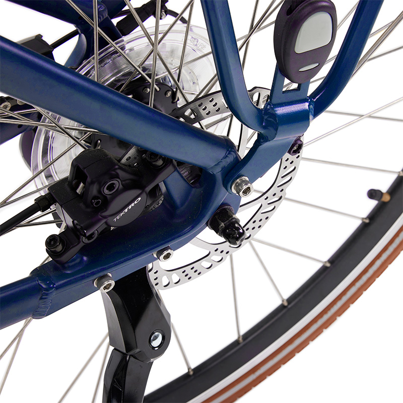 Elektrische damesfiets, Bea, 44 cm, middenmotor, 7sp, blauw - Afbeelding 9