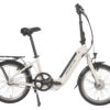 Saxonette Compact Comfort Plus vouwfiets ebike wit