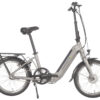Saxonette Compact Comfort Plus vouwfiets ebike zilver