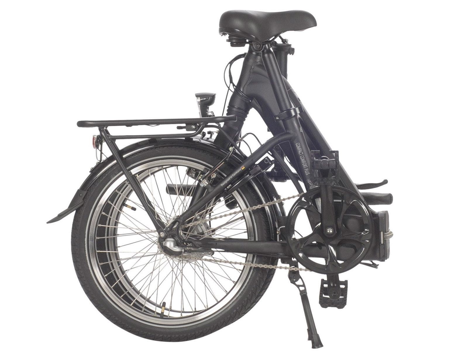 Elektrische vouwfiets, Compact Comfort Plus, Nexus 3, zwart - Afbeelding 3