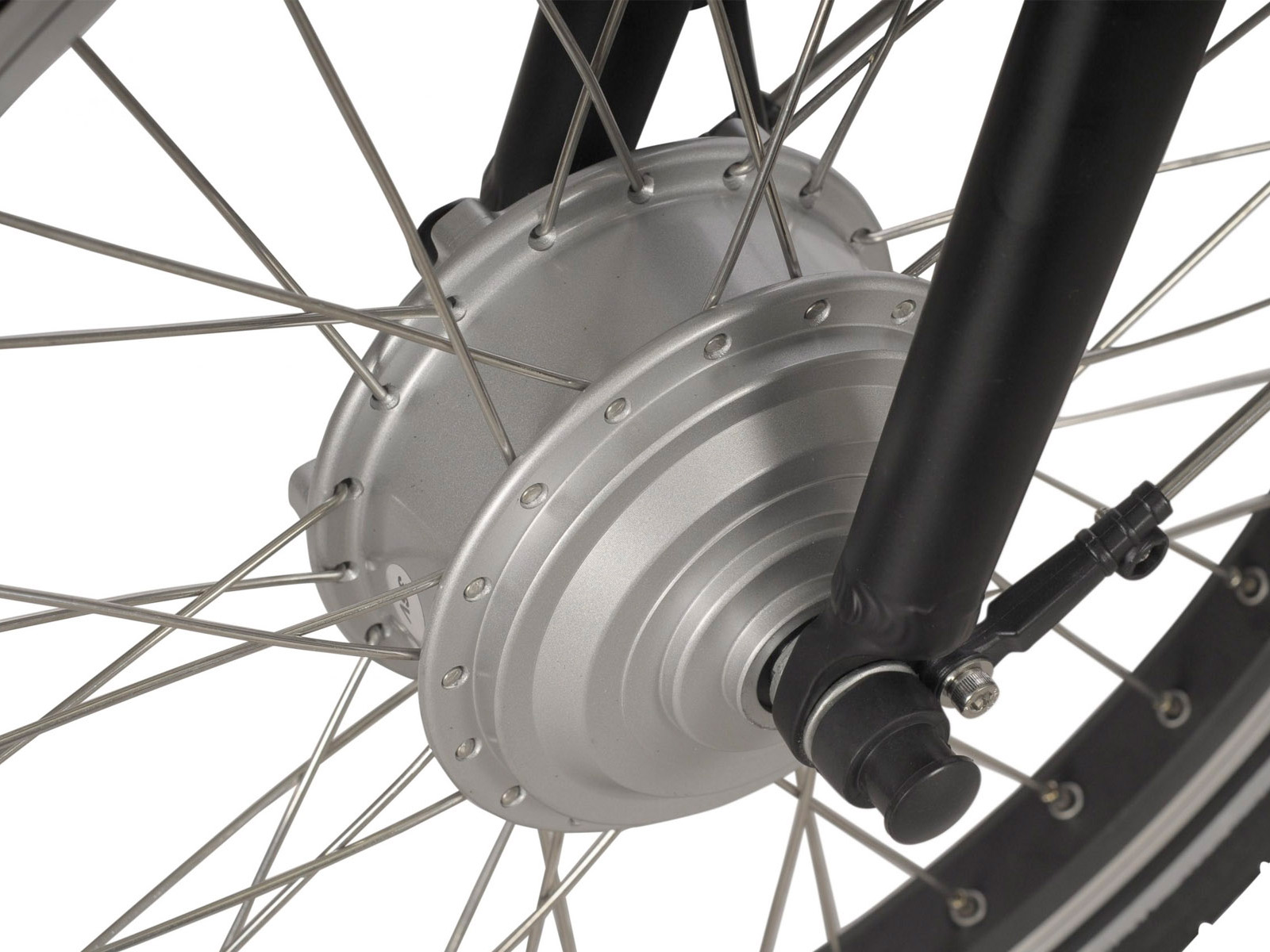 Elektrische vouwfiets, Compact Comfort Plus, Nexus 3, zwart - Afbeelding 4