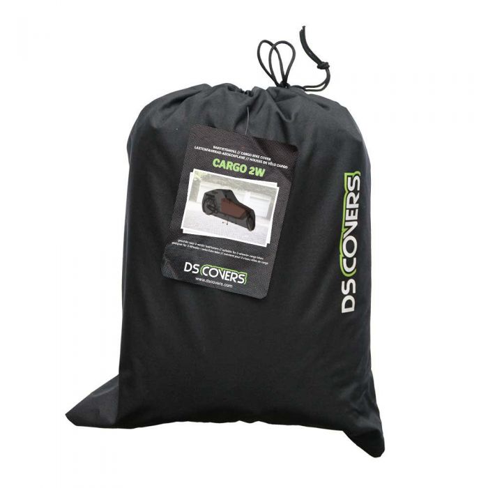 Fietshoes voor driewieler bakfiets, waterdicht, stofdicht, zwart - Afbeelding 4