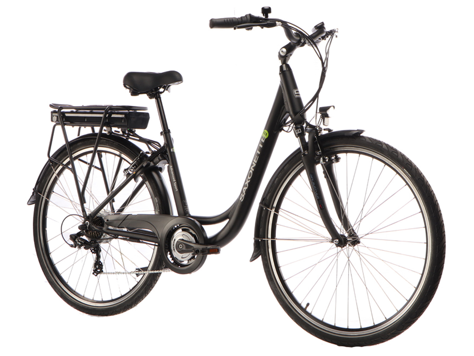 Elektrische damesfiets Advanced Sport, 50cm, 7 sp, zwart - Afbeelding 2