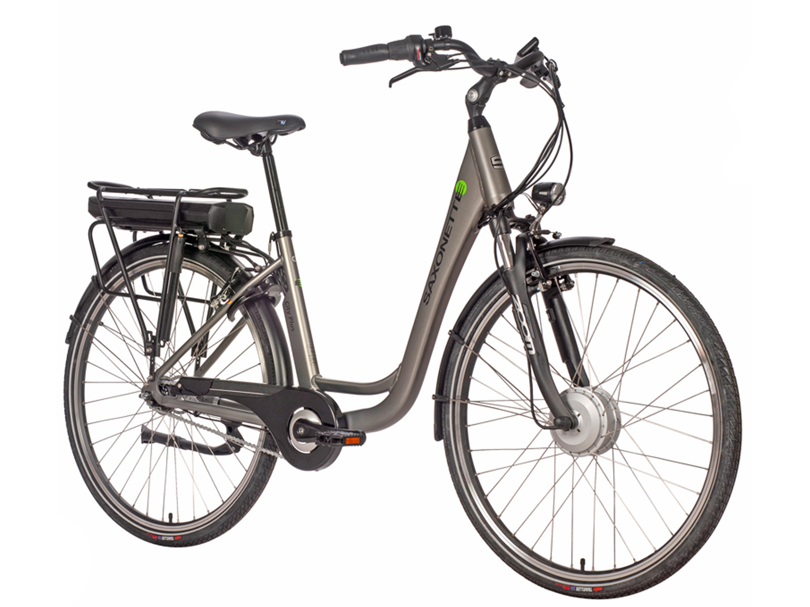 Elektrische damesfiets City Plus, 50cm, Nexus7, zilver - Afbeelding 2